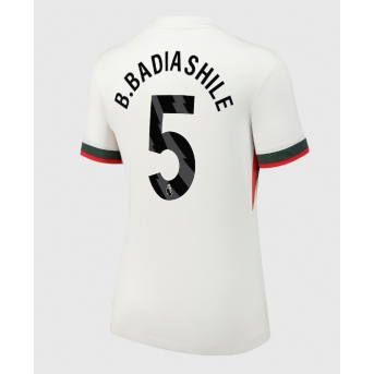 Chelsea Benoit Badiashile #5 Maglia Gara Trasferta Repliche 2025-26 Donna Maniche Corte